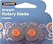 Fiskars Rotary Trimmer Replacement Blades, Straight 2/Package