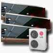 LG Tri Zone H36AM (12+12+12) Wall Heat Pump 13 SEER - 36,000 BTU (3 Ton)