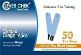 Clever Chek Voice Blood Glucose Test Strips 50's