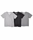 Hanes 3-Pack Tagless V-Neck T-Shirts (Sizes 8 – 20)