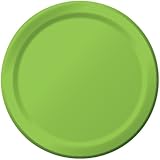 Creative Converting 24 Count Touch of Color Paper Dessert Plates, Fresh Lime