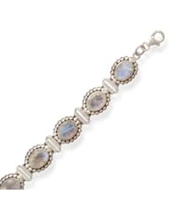 8" Rainbow Moonstone Bracelet