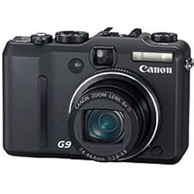 Canon PowerShot G9 Digital Camera - Black (12.1MP, 6x Optical Zoom) 3.0" LCD