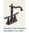 Delta 2155-RBLHP Victorian Two Handle Bar Faucet without Handles Venetian Bronze