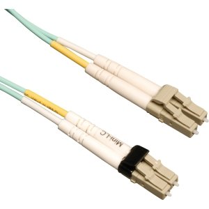 TRIPP LITE 10M 10G Duplex MMF 50/125 OM3 Fiber Cable Mini-LC/LC Aqua 33 Feet (N836-10M)