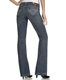 Antik Denim Eva 5-Pocket Boot-Cut Jeans with Crystal Pockets