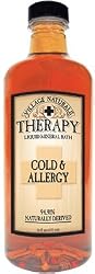 Village Naturals Therapy Cold & Allergy Liquid Mineral Bath 16 fl oz