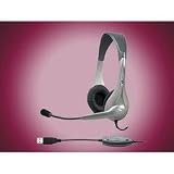 Silver OEM USB Headset/Mic