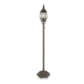 Royce Lighting RL9196WP Outdoor Portable Post Lantern Weathered Patina with Clear Globe by Royce Lighting
