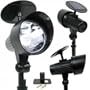 Bell & Howell LED Solar Powered Flood Light - 2 pack