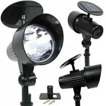 Bell & Howell LED Solar Powered Flood Light - 2 pack