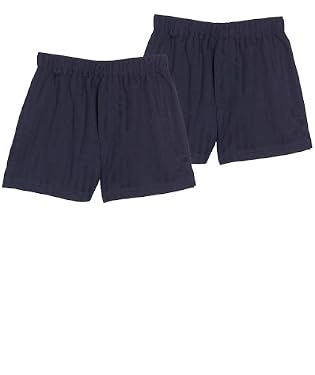 Navy football shorts - 2pk