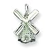 Sterling Silver Windmill Charm with 20 inch Sterling Silver Chain