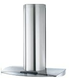 Review Faber  / Faber Designer Collection 630001068 Axia Isola Island Mount Chimney Range Hood with 600 CFM Internal Pro Blower, 3 Speed Control, Halogen Lights and Convertible to Ductless: 48 in. Width