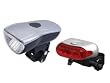 Bright Ideas 8026 3 Watt bike headlight with 220 degree taillight combo deal