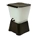 Carlisle 1082003 Black 3 Gallon Square Beverage Dispenser with Base