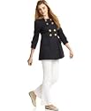Miss Sixty Pea Coat with Goldtone Buttons