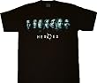 Heroes Are You On the List Line Up Faces Black T-shirt Tee