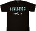 Heroes Are You On the List Line Up Faces Black T-shirt Tee
