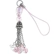 Gioielli Italy Light Pink HEART BALI CHAIN Glass Bead Cell Phone Charm