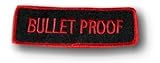 BULLET PROOF Iron On Jacket Patch