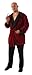 Secret Wishes Men's Playboy Smoking Jacket with Belt and Pipe Costume