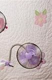 Deco Breeze Colored Gooseneck Bendy Clip-On Fan in Lavender