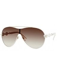 GUCCI Sunglasses 4203 S 4203S WQC 42 White Gold Shield Shades by Gucci