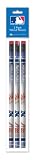 New York Yankees Wood Pencil in Clear Bag - 3 PACK