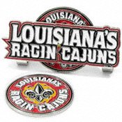 Louisiana-lafayette Ragin' Cajuns Hat Clip Golf Ball Marker