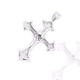 925 Sterling Silver Jewelry, Gothic Cross Charm, Adjustable Fit, Plus Free Special Gift Pouch 925 Sterling Silver Jewelry, Gothic Cross Charm, Adjustable Fit, Plus Free Special Gift Pouch