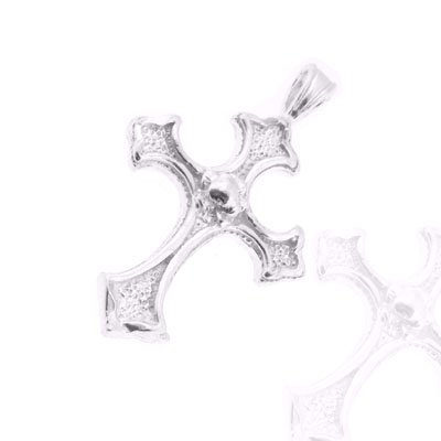925 Sterling Silver Jewelry, Gothic Cross Charm, Adjustable Fit, Plus Free Special Gift Pouch 925 Sterling Silver Jewelry, Gothic Cross Charm, Adjustable Fit, Plus Free Special Gift Pouch