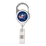 Columbus Blue Jackets Retractable Badge Holder Keychain