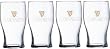 Guinness Gold Logo Pint Glass, Set of 4