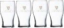 Guinness Gold Logo Pint Glass, Set of 4