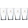 Guinness Gold Logo Pint Glass, Set of 4