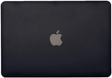 (Black) Rubberized Hard Case Cover with Keyboard Cover for MacBook 12" with Retina Display (A1534)