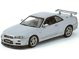 Review AutoArt  / Die-cast Model Nissan Skyline GTR R34 (1:43 scale in Silver)