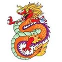 CHINESE DRAGON Temporary Tattoo 1.5x2