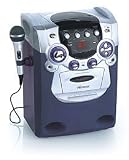 Karaoke home entertainment system with cassette player/recorder