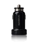 Baseus Dual USB 3A Mini Car Charger for iPod, iPhone & iPad (Black)