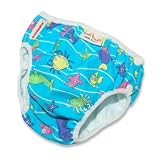 Medium: Imse Vimse Turquoise Sea Animals Swim Diaper (15-22 lbs)