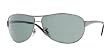 RAY BAN 3342 004/58 GUNMETAL POLARIZED AVIATOR SUNGLASSES