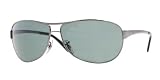 RAY BAN 3342 004 58 GUNMETAL POLARIZED AVIATOR SUNGLASSES by 