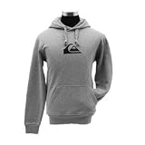 Quiksilver Mens Hoodie - Hood Rib Grey
