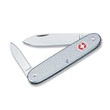 Victorinox 53966 Pioneer Settler, Silver Alox, Ribbed, 91mm