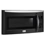 Frigidaire Gallery Series: FGMV185KB 1.8 cu. ft. Over-the-Range Microwave Oven with 350 CFM Venting System, 1000 Cooking Watts, 9 Auto Cook Options, Sensor Cook, 7 User Preference Options, One-Touch Options and Side Controls: Black
