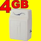 4GB Color Spy Camera & Recorder - Motion Detector Activated Portable Pocket Mini DVR - Records Photos or 640 x 480 Video Clips - Self Contained Battery & AC Powered All-In-1 Covert Hidden Nanny Cam Home Guard Security System - Simple & Economical Digital Surveillance Recording