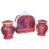 Red Orchard Ceramic Napkin by ACK