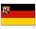 Suchen : 2er Pack Rheinland Pfalz  Fahne Flagge 90 * 150 cm
